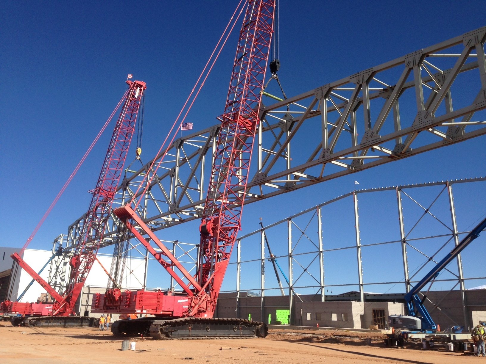 Don Sullivan bridge truss lift with mod beam